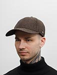 Бейсболка LIERYS арт. 7720503 BASEBALL CAP WOOL EF (темно-коричневый)